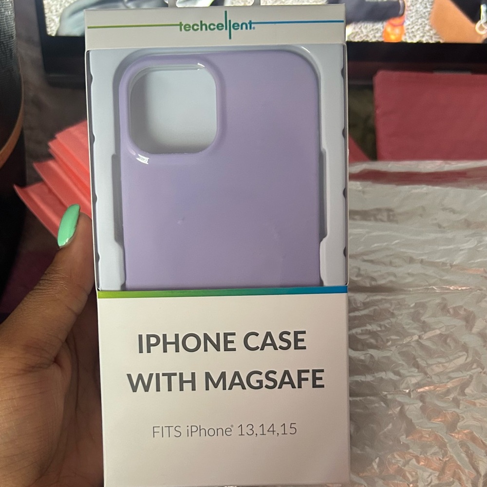 Purple iPhone Case with MagSafe